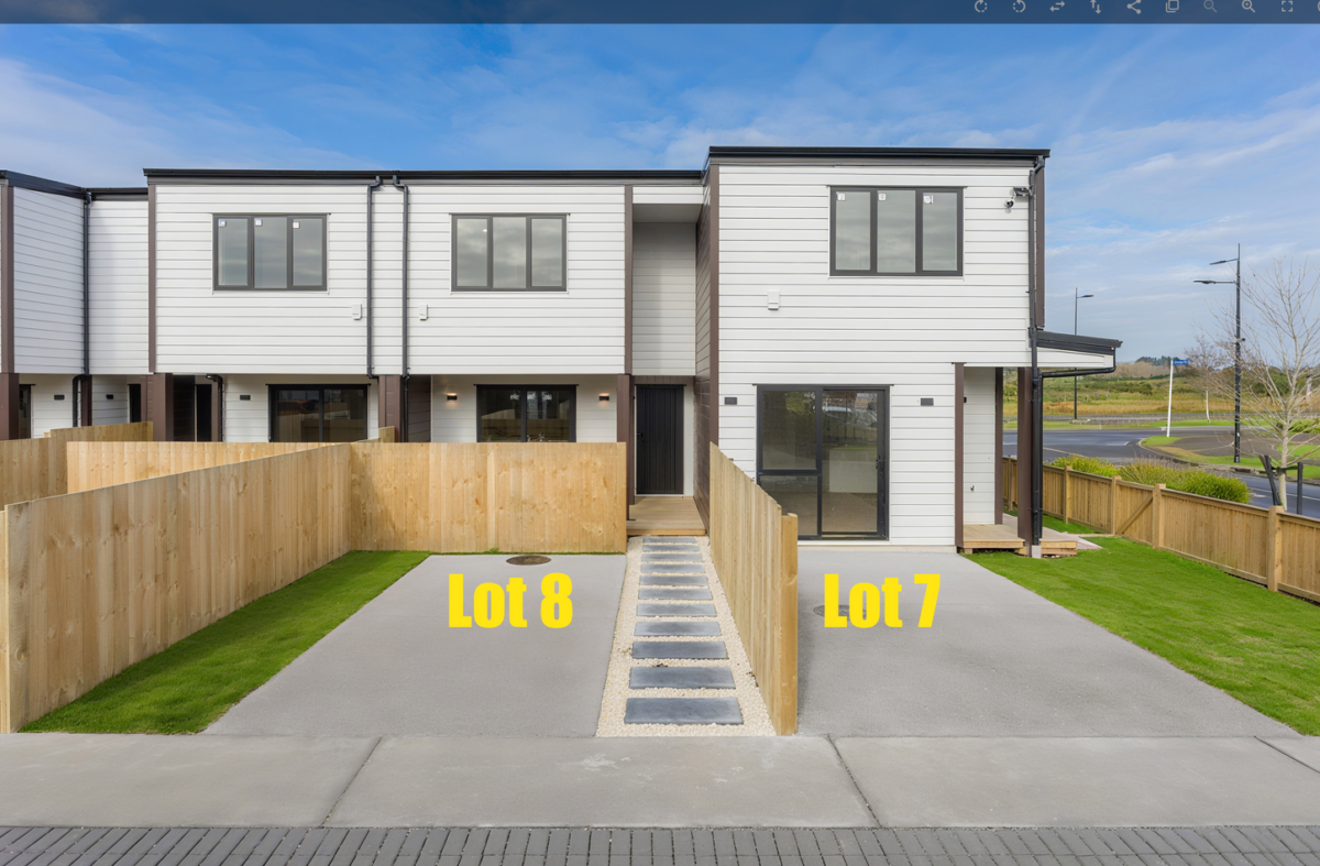 120m2 Brandnew freehold 3 beds 2 baths home with tandem off-street parking, close to schools, motorway access, under construction town centre, 1 Ahunga Road, Drury, Auckland