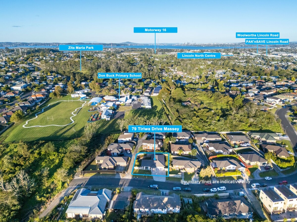 166m2 Brick and tile 3 beds + large office room 2 baths house with double garage on 475m2 section, close to amenities at Lincoln Road, Westgate and NorthWest shopping centres and motorway access, 79 Tiriwa Drive, Massey, Auckland