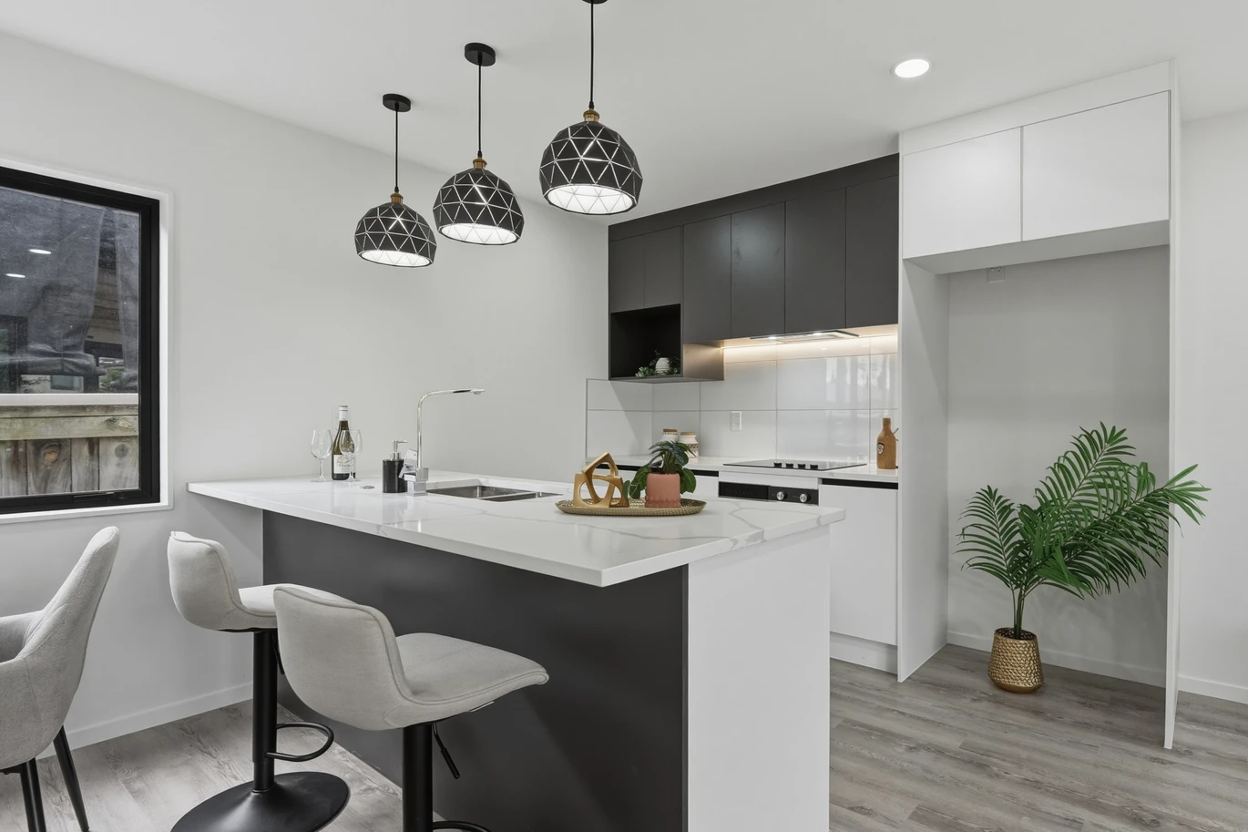 Brandnew 3 beds + study 2.5 baths home with garage, close to schools, Westfield Henderson and LynnMall, reserves, motorway access, zoned for Tirimoana School, Rangeview Intermediate, and Rutherford College, 16 Kirby Street, Glendene, Auckland