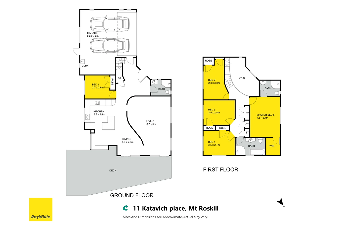 240m2 renovated 5 beds 3 baths house with double garage on 429m2 section, close to schools, supermarkets, shops, golf club, pool and recreation centre, motorway access, 11 Katavich Place, Mount Roskill, Auckland