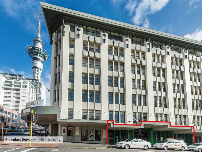 Freehold commercial unit title, app 629 (527 +102) m2 ground floor area, Two separate leases with total rental over $190k/a+ GST if any+ outgoing with reasonable long term. Main tenant: (app 527 m2 floor area) one of the best and legend Irish bar and restaurant in NZ, Side tenant (app 102m2 floor area} for a company CBD base plus small art shop, 74 Wyndham Street, Auckland Central, Auckland