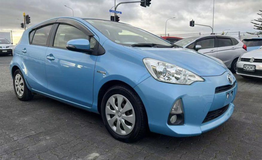 2013 Toyota Aqua Hatchback Automatic, 5 seats, Hybrid, 1,500 cc, 108,000 km
