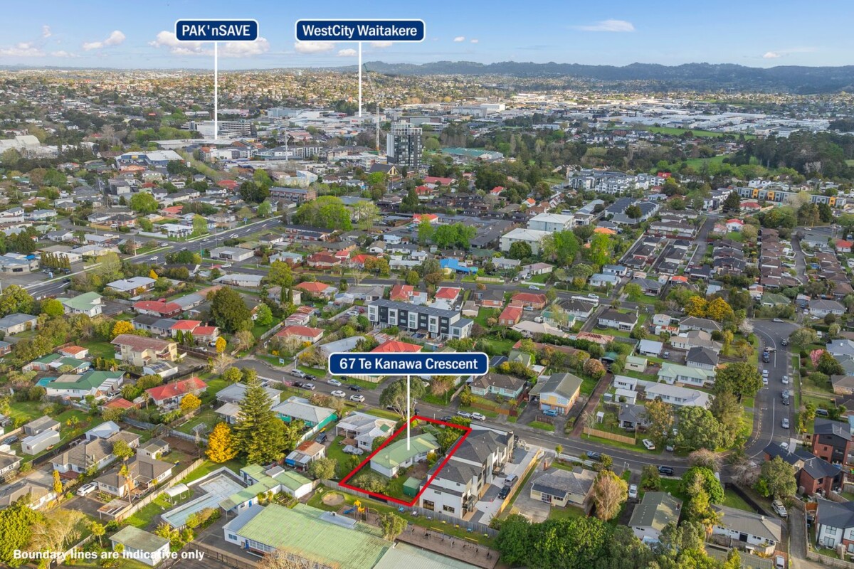 685m2 section With RC for 5 standalone homes, 3 beds 1 bath house with garage, currently rented, minutes from shops, supermarkets and the retail stores along Lincoln Road, easy motorway access, 67 Te Kanawa Crescent, Henderson, Auckland