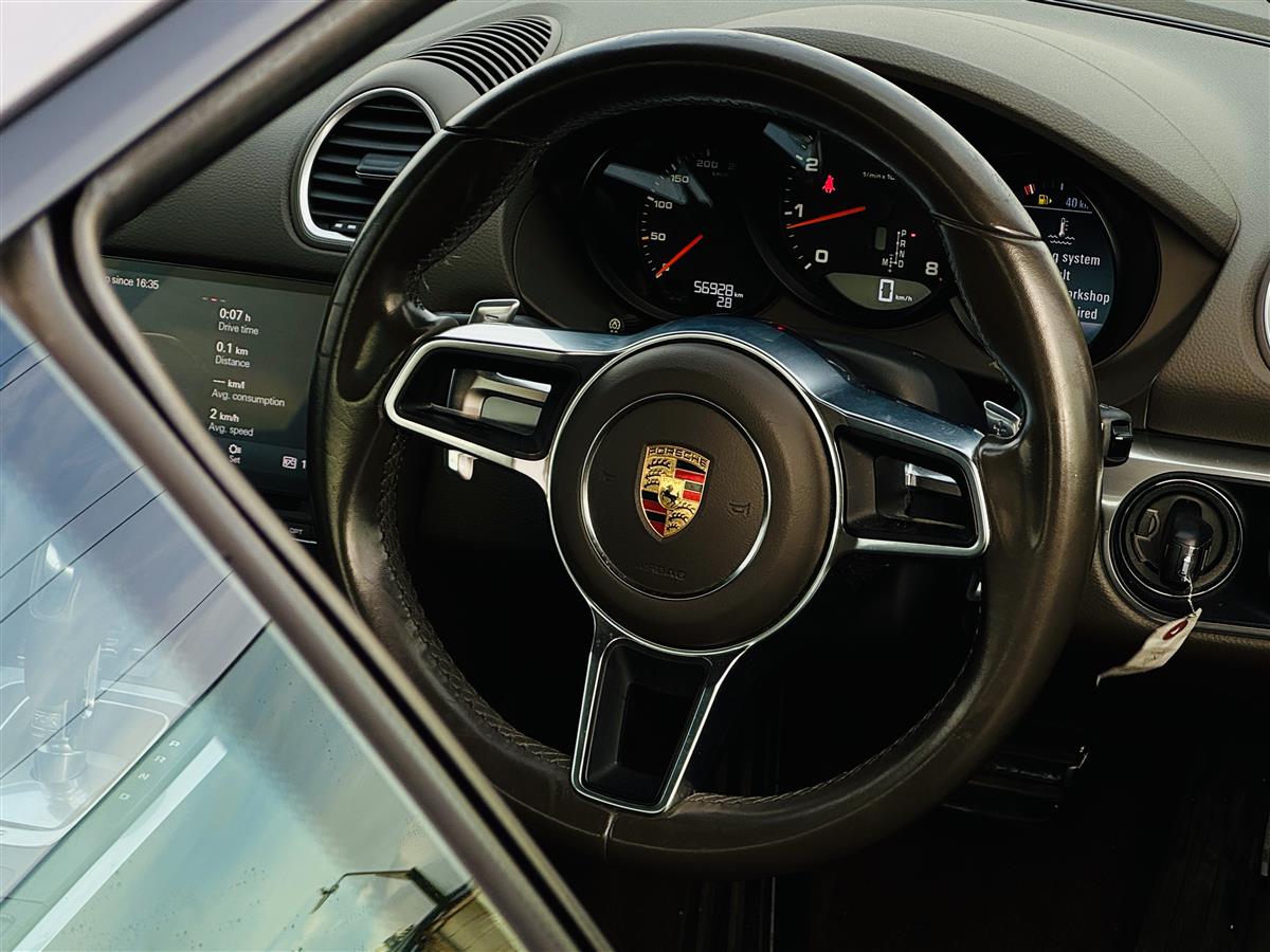 2017 Porsche 718 Cayman Turbo Facelift Coupe Automatic, Silver, 2 seats, Petrol, 2,000 cc, 57,000 km