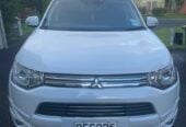 2014 Mitsubishi Outlander PHEV Station Wagon Automatic, White, 5 seats, Plug-in hybrid, 1 Owner, 1,998 cc, 156,769 km