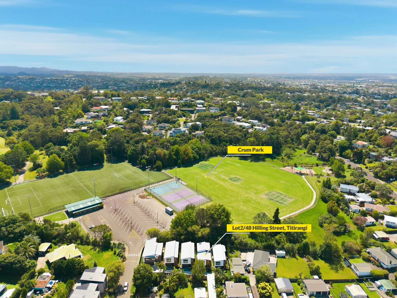 Brandnew standalone 4 beds 2.5 baths home with garage by Crum Park, close to schools, supermarket, Lynn Mall, zonfed for Green Bay Primary/Intermediate and Green Bay High School, Glen Eden Intermediate, 48 Hilling Street Titirangi, Auckland