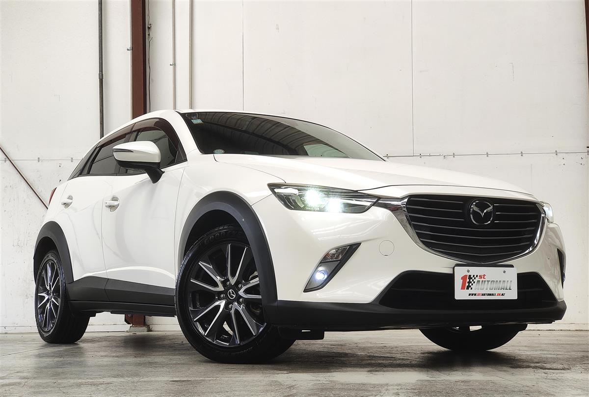2018 Mazda CX-3 20S PRO ACTIVE/ACC/HEATER SEATED/GRADE 4 Hatchback Automatic, Pearl White, 5 seats, Petrol, New Import, 2,000 cc, 86,200 km