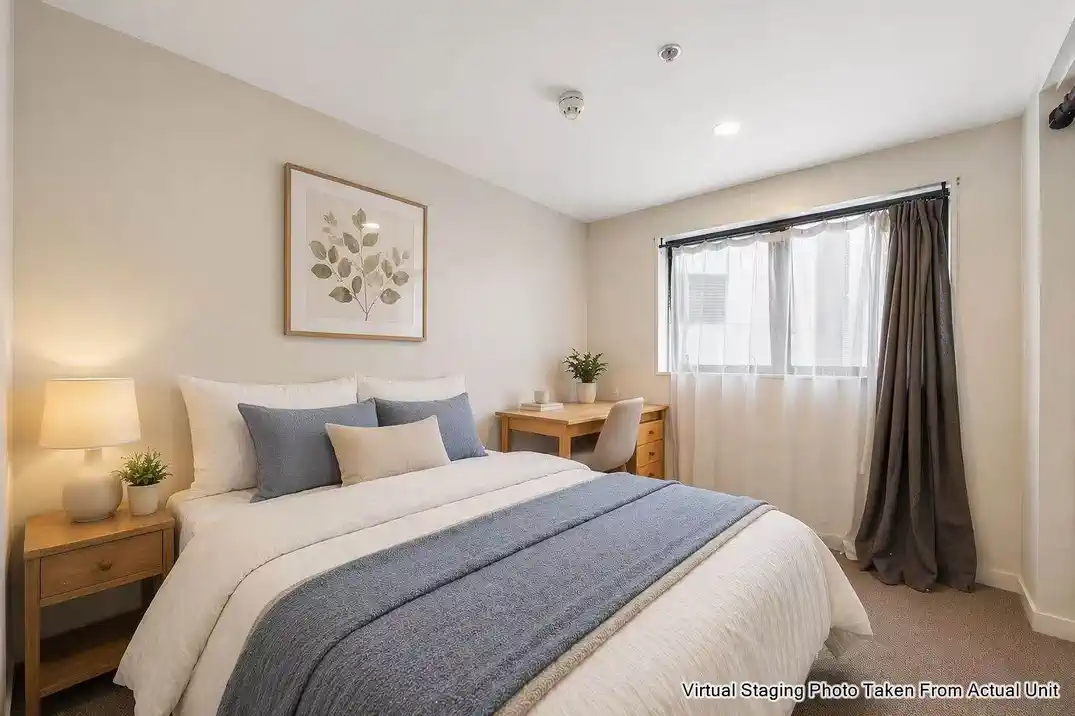 Double Grammar school zone, Freehold 2 beds 1 bath apartment, 51m2 plus a spacious balcony, 1.1 km to Auckland Girls’ Grammar School, 1.7 km to Auckland Grammar, 911/76 Wakefield Street, City Centre, Auckland
