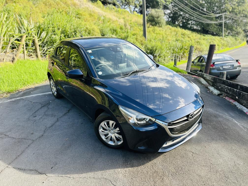 2015 Mazda Demio Hatchback Tiptronic, Blue, 5 seats, New Import, Petrol, 1,300 cc, 37,854 km