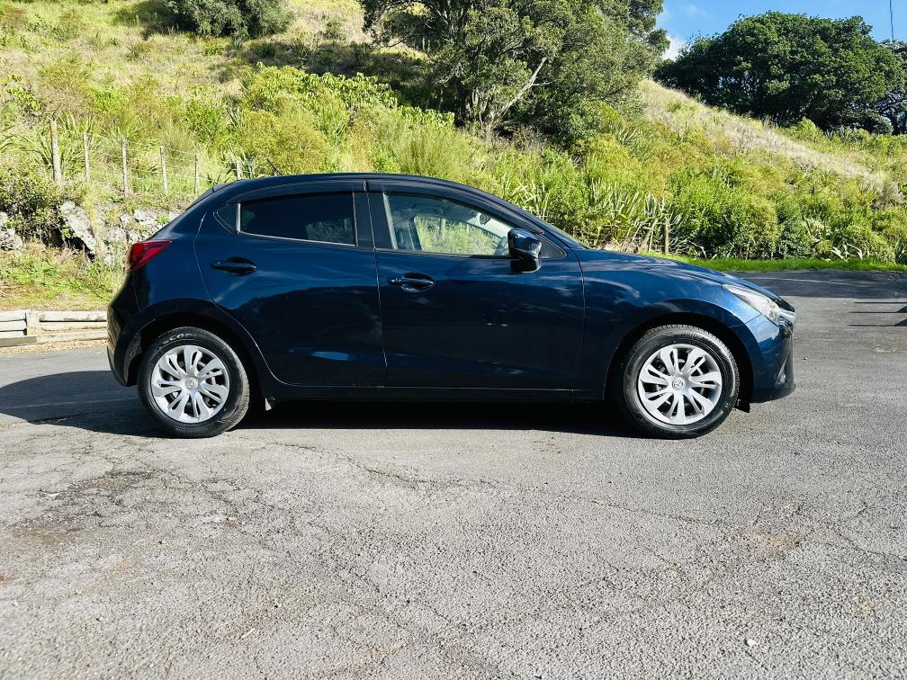 2015 Mazda Demio Hatchback Tiptronic, Blue, 5 seats, New Import, Petrol, 1,300 cc, 37,854 km