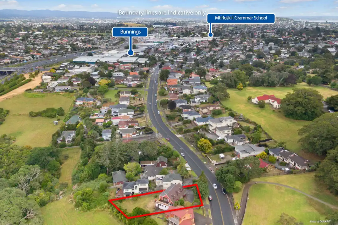 With RC for 5 standalone homes, 5 beds 2 baths house on 1108m2 section, With Royal Oak Shopping Centre and Onehunga Mall nearby, along with quality schooling and amenities, easy motorway access, currently rented, 0.9 km to Royal Oak Intermediate School, 47 Herd Road, Hillsborough, Auckland