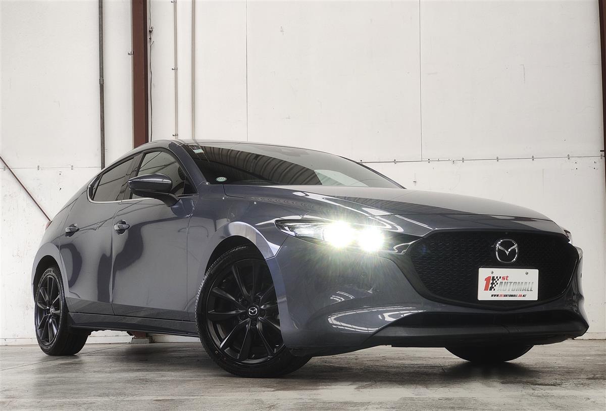 2019 Mazda 3 20S TOURING/4 NEW TYRES/360 CAMERA/CARPLAY/PADDLE SHIFT/GRADE 4 Hatchback Automatic, Grey Metallic, 5 seats, Petrol, New Import, 2,000 cc, 70,128 km