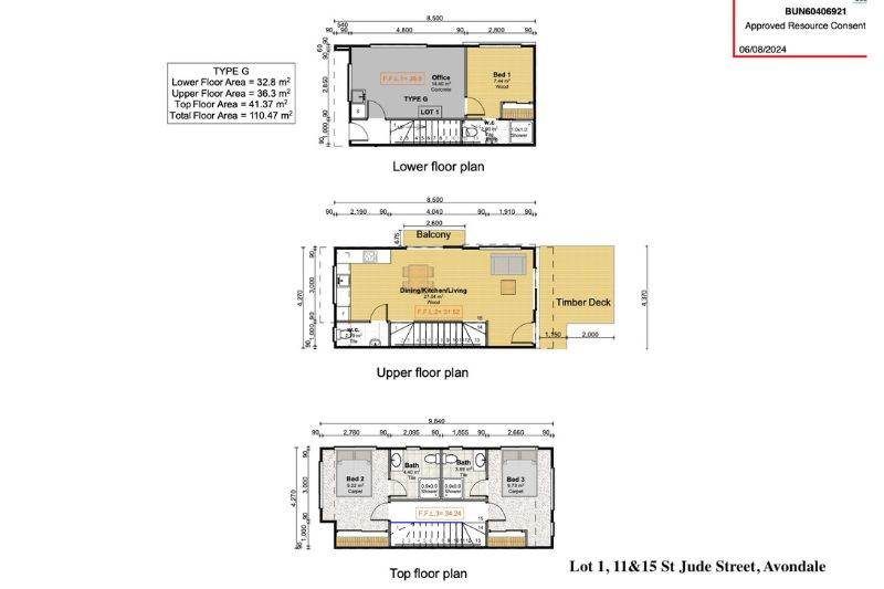 10-Year Master Build Guarantee, Dual-Living, Brandnew 2 x (1 bed 1 bath 1 kitchen) home, The estimated project completion is September 2026, Handy to Avondale town centre shops, schools, 0.3 km to Avondale Primary School (Auckland), 1 km to Avondale Intermediate, 1.1 km to Avondale College, estimated completion of September 2026, Lot 6/11&15 St Jude Street, Avondale, Auckland