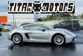 2017 Porsche 718 Cayman Turbo Facelift Coupe Automatic, Silver, 2 seats, Petrol, 2,000 cc, 57,000 km
