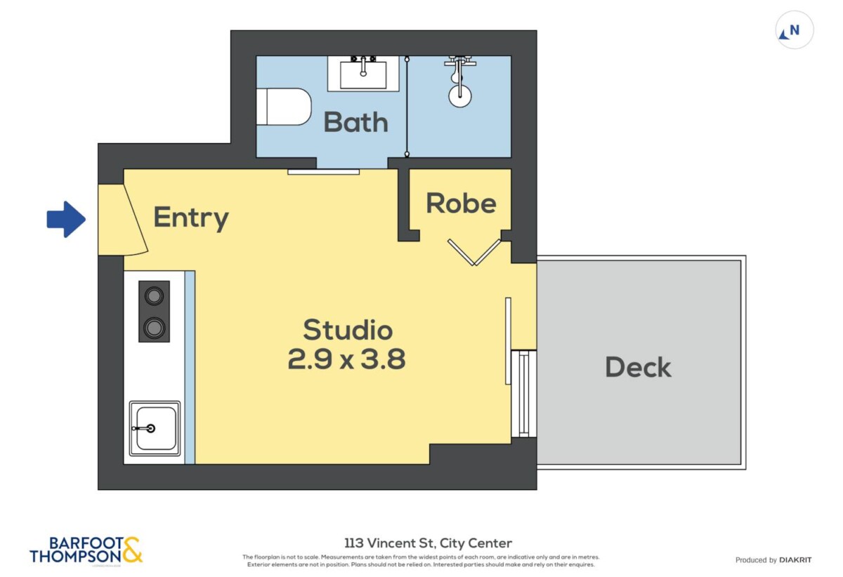 Auckland Girls Grammar school zone, Freehold 1 bed 1 bath apartment, Within walking distance, discover Queen St, Auckland University, AUT, 12M/113 Vincent Street, City Centre, Auckland
