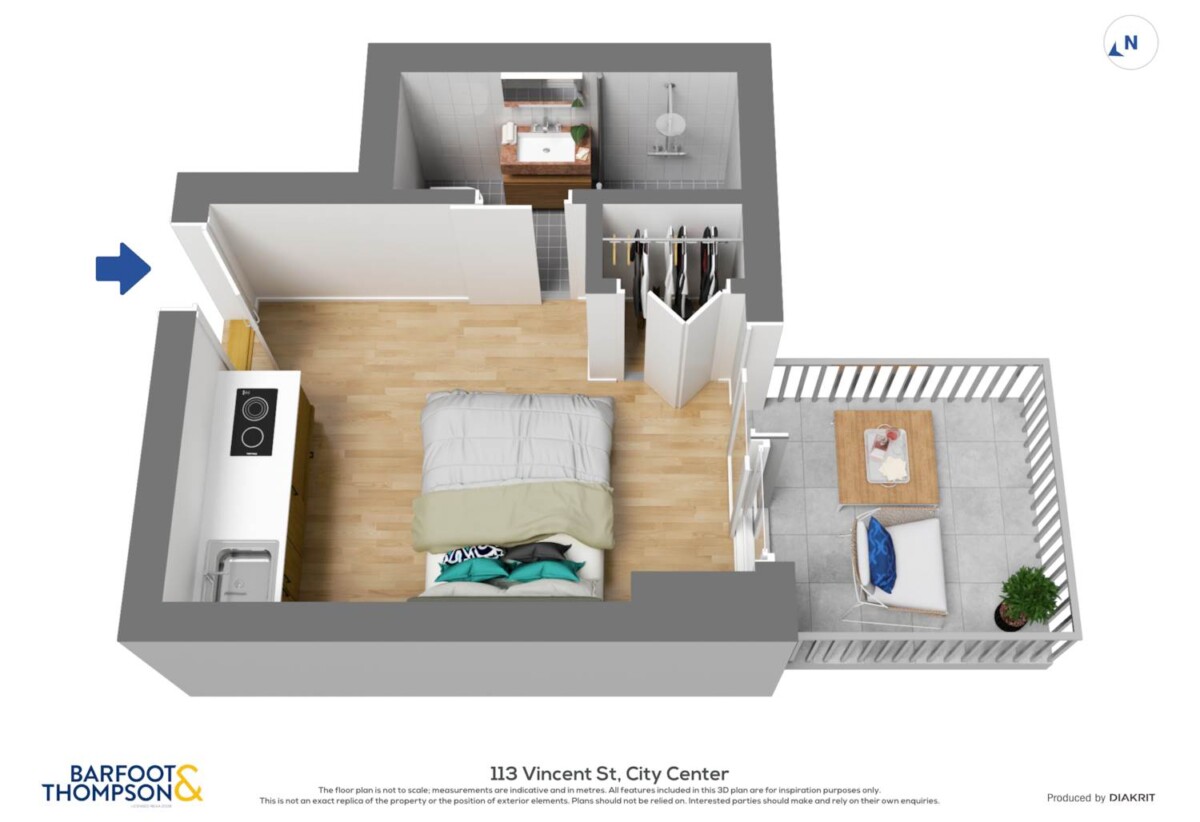 Auckland Girls Grammar school zone, Freehold 1 bed 1 bath apartment, Within walking distance, discover Queen St, Auckland University, AUT, 12M/113 Vincent Street, City Centre, Auckland
