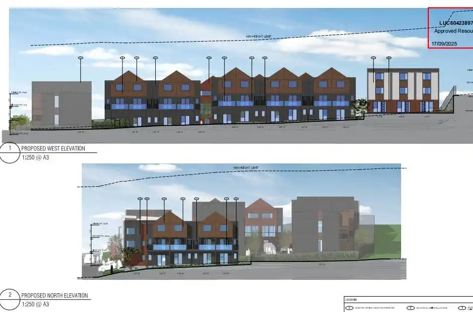 3,562m² Land with RC for 38 Terraced Houses, close to Sylvia Park shopping precinct and established amenities, schools, motorway access, 0.6 km to Panama Road School, 74,74A/86,88,90 Hillside Avenue, Mt Wellington, Auckland