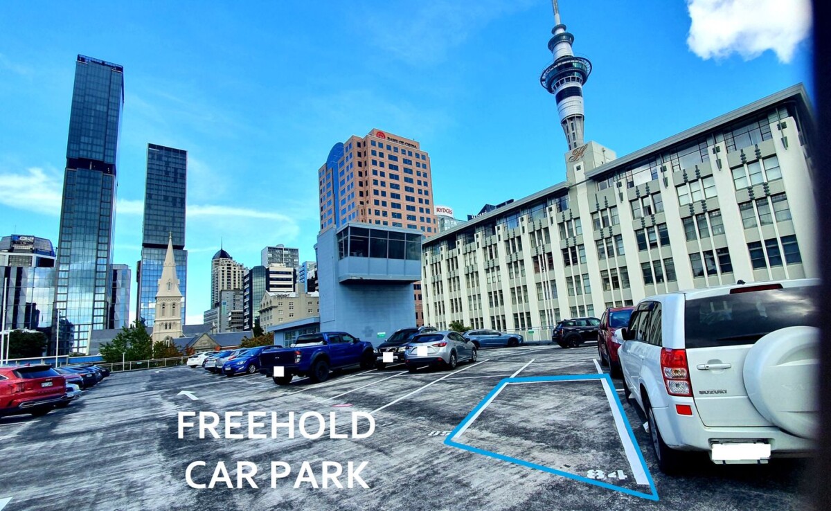 1 car park space, Located on popular street conner of Hobson Street and Wyndham Street, On the roof top of famous Wilson car park, 3EH/23-31 Hobson Street, Auckland Central, Auckland