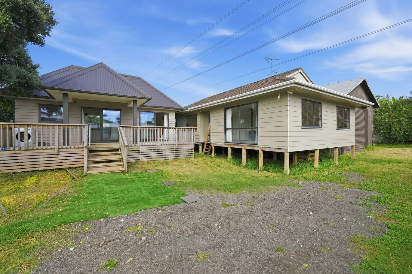 Vendor Says Sell – All Offers Considered, 4 beds 2 baths house on share of 1356m2, Recently constructed studio (CCC issued), Relocated 3-bedroom dwelling (unfinished), Expansive garage space, Walking distance to Sylvia Park, IKEA, and public transport (bus & train), Prospective purchasers are advised that certain works on the property may not have obtained neighbouring cross-lease consent, 19 Mclennan Road, Mount Wellington, Auckland