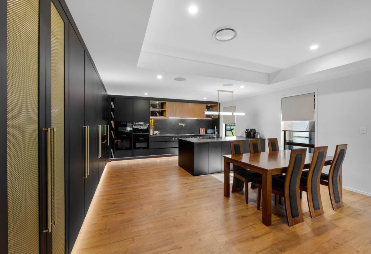 Urgent Sale, Vendor is selling below CV., make an offer, 5 beds + 2 flexi rooms 3 baths house with tripple garage on 3926m2 section, Designed and built by GJ Gardner in 2023, 10-Year Master Build Warranty, Central heating and surround sound system, 2 x 30,000L (more or less) water tanks, Fully fenced backyard, Opposite a reserve , close to schools, amenities, and with easy motorway access, 1.3 km to Pokeno School, 21 Te Ara Aukati Terrace, Pokeno, Auckland