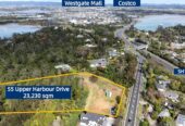 Sea views, 23,230m2 section, With its registered title and potential for subdivision, Just a ten-minute drive from both Westgate Centre and Albany Central, zoned for Greenhithe School, Albany Junior High School, and Albany Senior High School, 55 Upper Harbour Drive, Greenhithe, Auckland