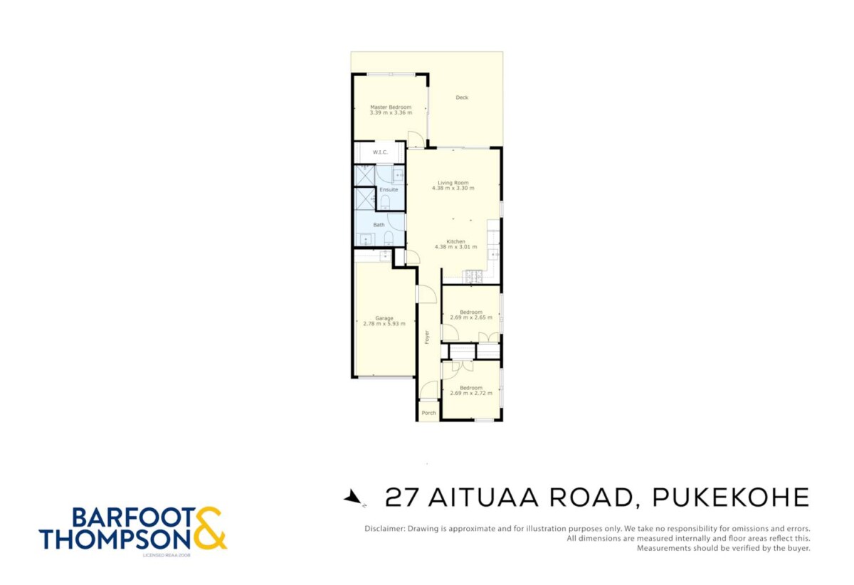 Brandnew standalone 3 beds 2 baths house with garage, close to town centre, schools, easy motorway access, 1.4 km to Valley School, 23 Aituaa Road, Pukekohe, Auckland