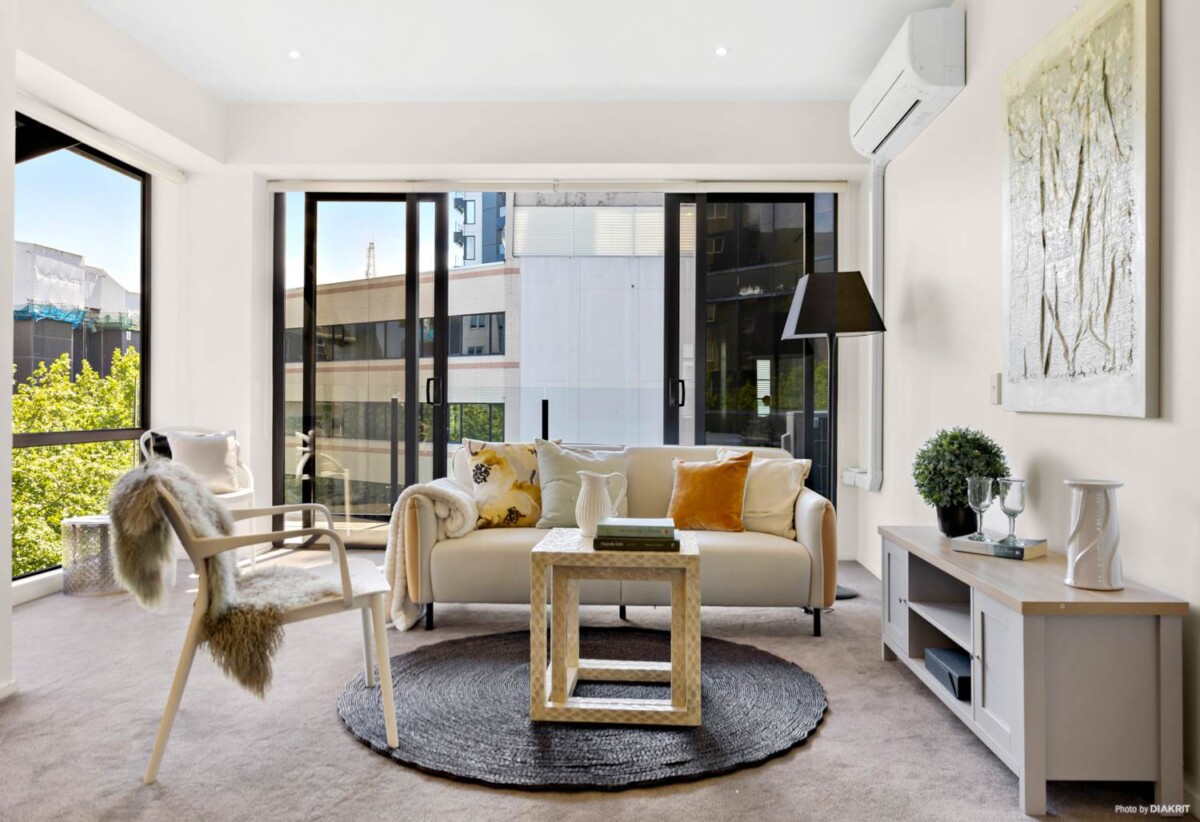 Auckland Girls’ Grammar School zone, Freehold 3 beds 2 baths 1 car park apartment, walk to Queen Street, K Road, Aotea Square, CRL/Bus station, AUT & University of Auckland, 0.6 km to Auckland Girls’ Grammar School, 508/132 Vincent Street, City Centre, Auckland