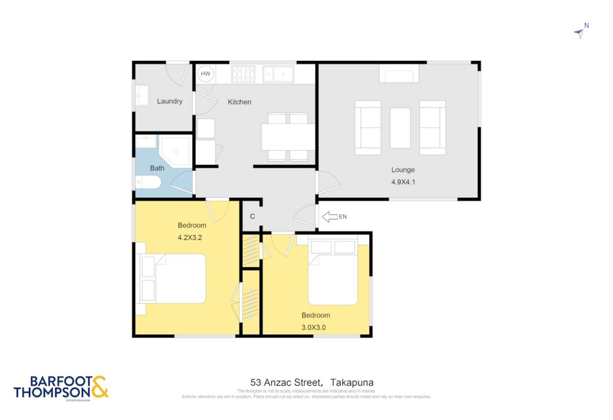 2 beds 1 bath house on 706m2 section, within a short walking distance to all the amenities in Takapuna, beaches, shops, schools, zoned for Takapuna Primary, Westlake Girls and Takapuna Grammar,, 53 Anzac Street, Takapuna, Auckland