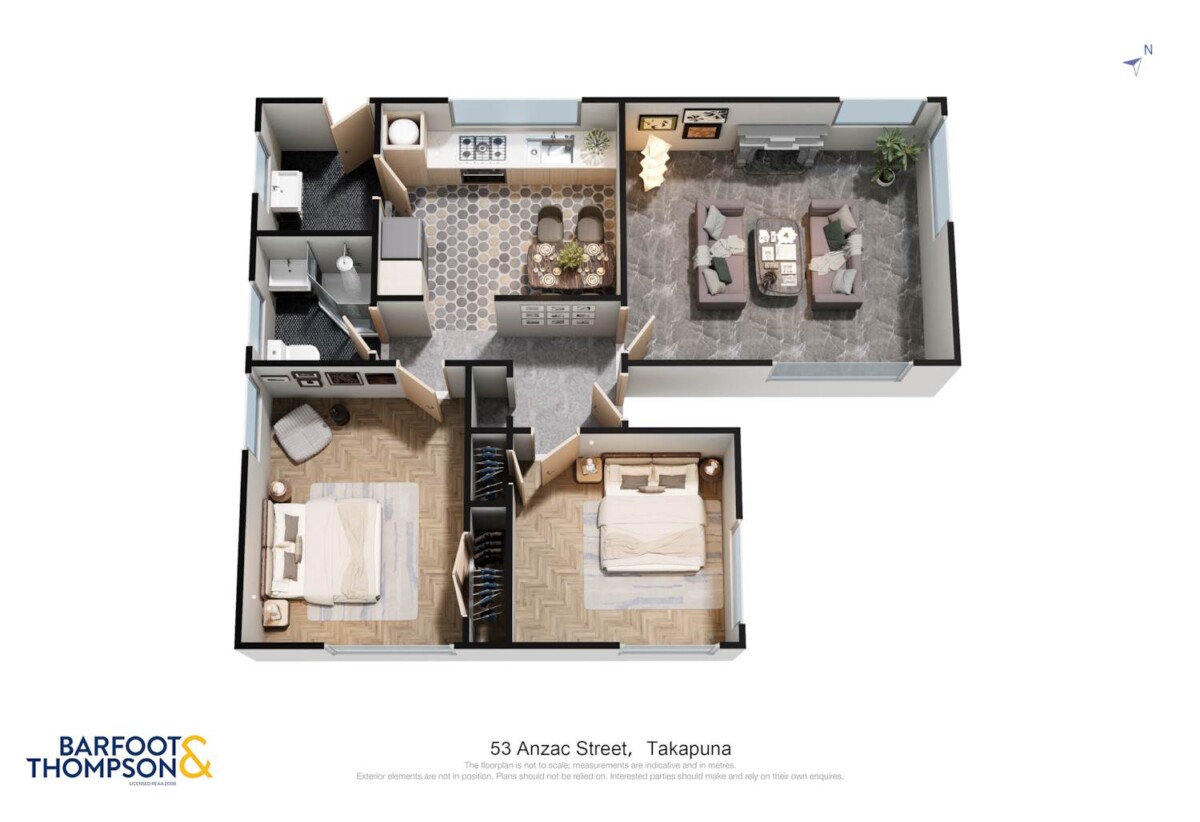 2 beds 1 bath house on 706m2 section, within a short walking distance to all the amenities in Takapuna, beaches, shops, schools, zoned for Takapuna Primary, Westlake Girls and Takapuna Grammar,, 53 Anzac Street, Takapuna, Auckland