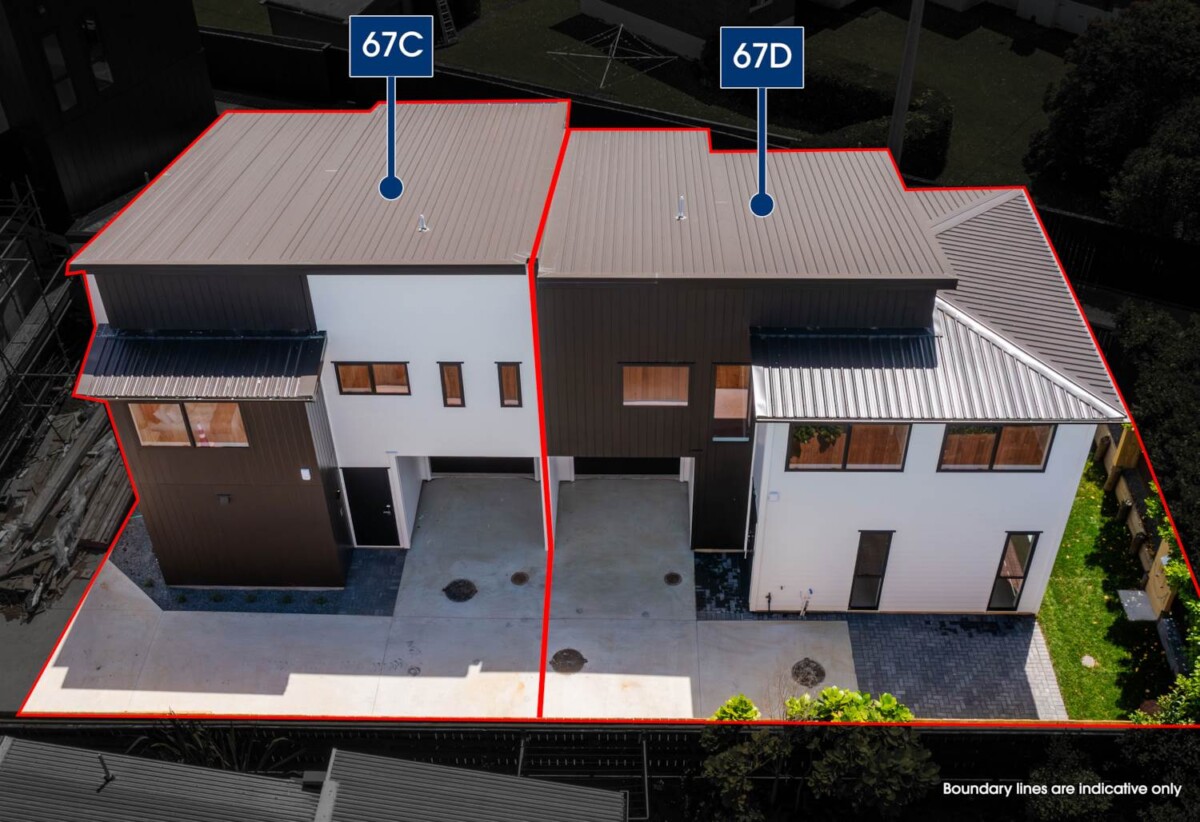 Double Westlake school zone, 10-Year Stamford Building Warranty, Brandnew freehold 4 beds 2.5 baths Duplex home with garage, just a short walk to Smales Farm Bus Station, shops, business hub, and Pak’n Save, schools, easy motorway access, 0.2 km to Forrest Hill School, 67C Forrest Hill Road, Milford, Auckland