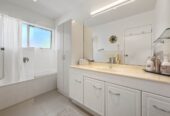 Brick and tile 5 beds 2 baths home, 3 beds kitchen family room upstairs + 2 beds kitchen living downstairs, Just a short drive to Browns Bay Shopping Centre, 0.2 km to Northcross Intermediate, 0.4 km to Sherwood School (Auckland), 2.7 km to Long Bay College, 4B Sartors Avenue, Northcross, Auckland
