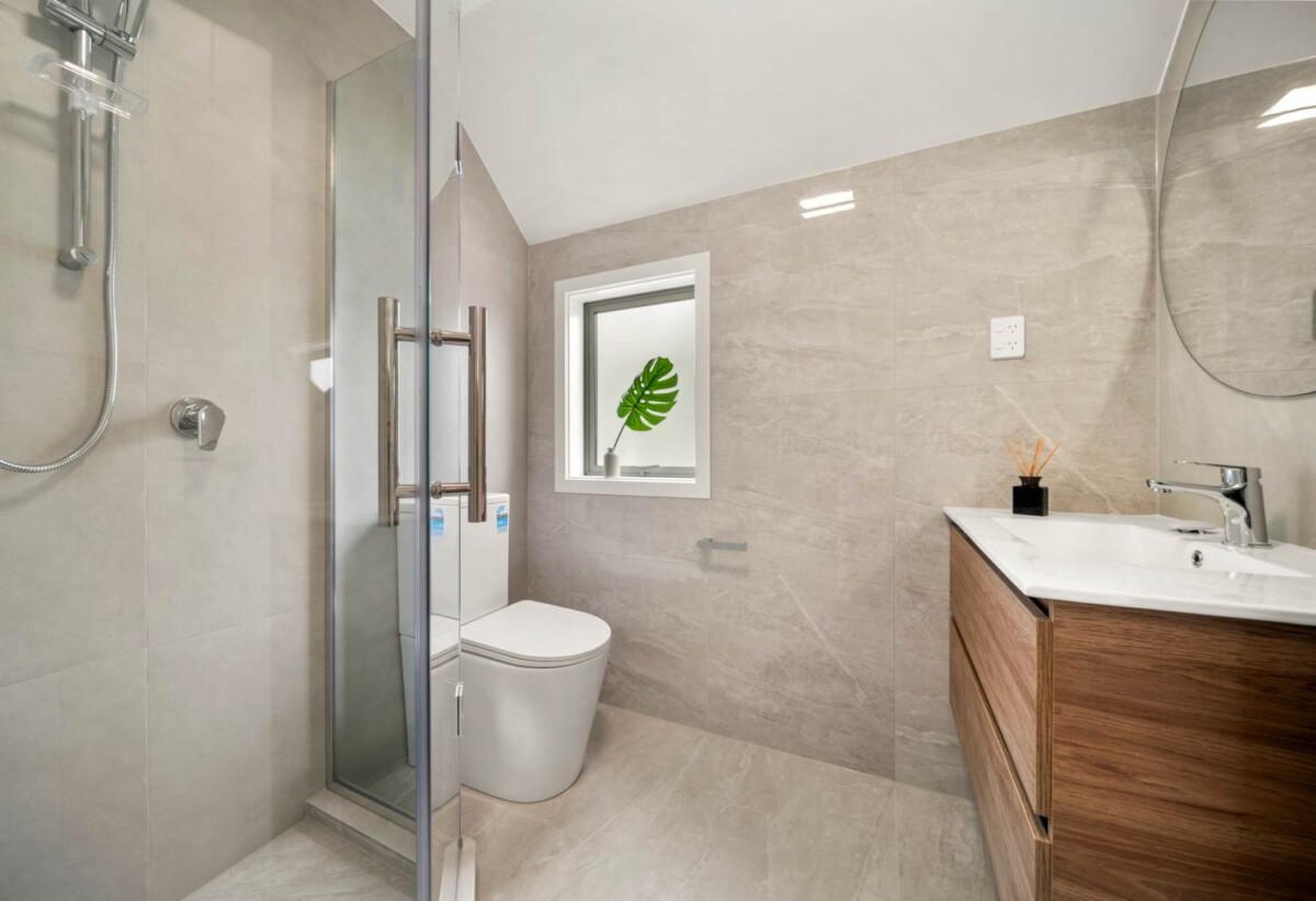 Built by Jennian Homes, 10-Year Master Build Guarantee, Brandnew 3 beds 2 baths home with garage, with a 36-Month Defect Warranty, No Body Corporate or Residents Association fees, move-in ready, Close to stunning Long Bay Beach, 0.4 km to Long Bay College, 10A Clensmore Place, Torbay, Auckland