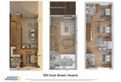 159m2 Brandnew3 beds + large study room 3.5 baths home with garage, 1 bed 1 bath ground floor, just a short stroll from Howick Village, close to shops, supermarkets, schools, beach, 0.7 km to Howick College, Lot 4, 129 Cook Street, Howick, Auckland