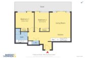 Auckland Girls’ Grammar School zone, 50m2 Freehold 2 beds 1 bath 1 car park apartment, Full furniture package is included, move-in ready, Pet-friendly, 1404/1 Parliament Street, City Centre, Auckland