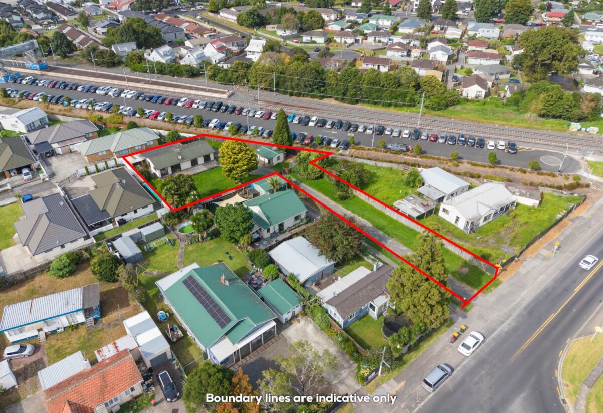 4 beds 1 bath house on 1364m2 section, close to Southgate Shopping Centre, Takanini Town Centre, train station, schools, parks, and easy motorway access, 0.6 km to Takanini School, 19 Manuroa Road, Takanini, Auckland