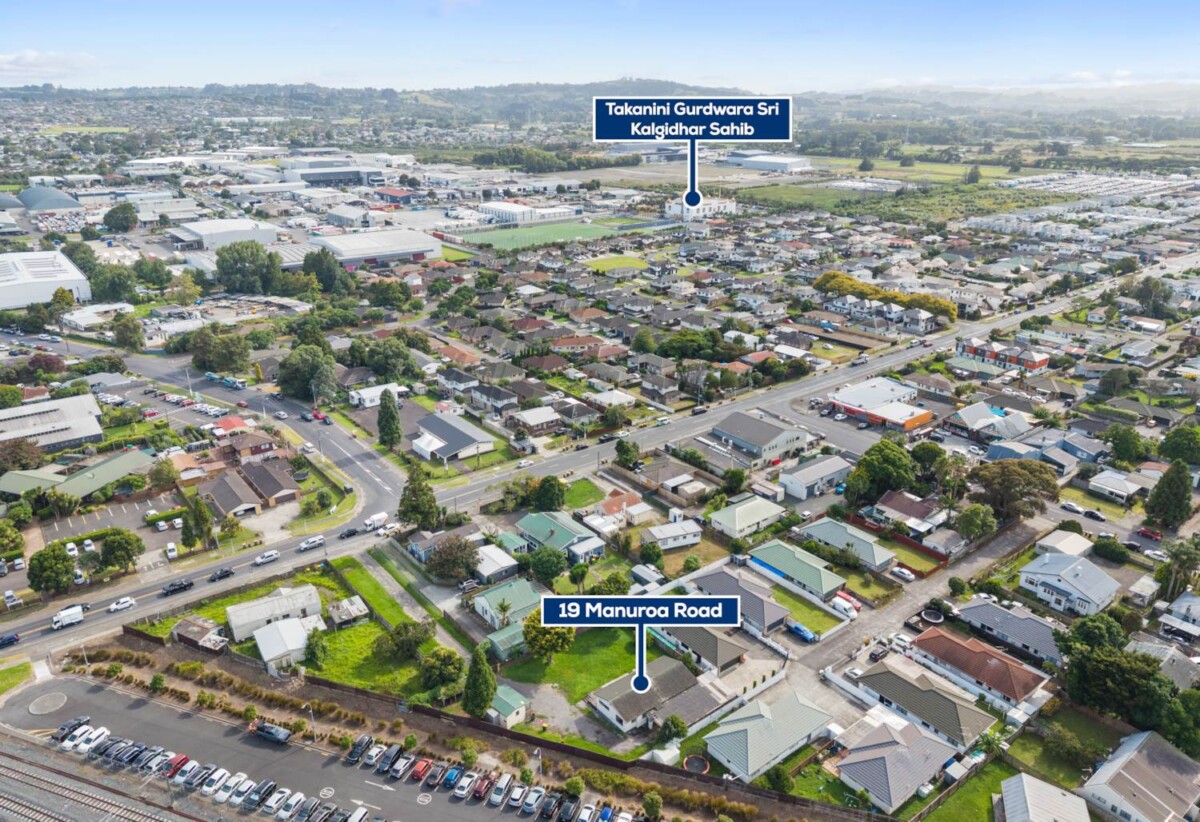4 beds 1 bath house on 1364m2 section, close to Southgate Shopping Centre, Takanini Town Centre, train station, schools, parks, and easy motorway access, 0.6 km to Takanini School, 19 Manuroa Road, Takanini, Auckland