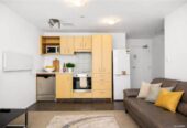 Auckland Girls’ Grammar School zone, 50m2 Freehold 2 beds 1 bath 1 car park apartment, Full furniture package is included, move-in ready, Pet-friendly, 1404/1 Parliament Street, City Centre, Auckland