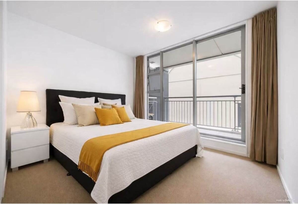 Auckland Girls’ Grammar School zone, 50m2 Freehold 2 beds 1 bath 1 car park apartment, Full furniture package is included, move-in ready, Pet-friendly, 1404/1 Parliament Street, City Centre, Auckland