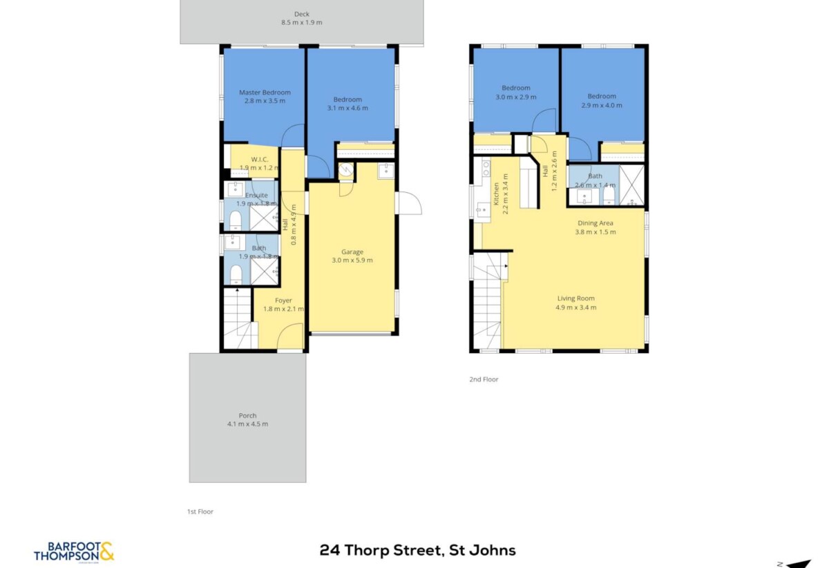 Brandnew standalone 4 beds 3 baths home with garage, just a short walk to Lunn Avenue Shops, close to schools, Stonefields shopping centre, gulf club, 1 km to Stonefields School, 24A Thorp Street, St Johns, Auckland