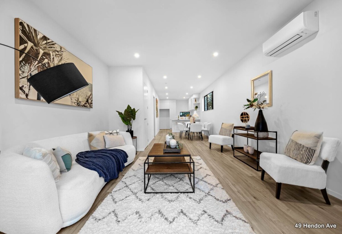 10 Years Stamford Warranty, Brandnew 3 beds 1.5 baths home with car park, Just a short stroll to the picturesque Alan Wood Reserve, with scenic walkways and cycle paths, close to schools, shops, supermarkets, motorway access, 1.7 km to Avondale College, 3/49 Hendon Avenue, Mt Albert, Auckland