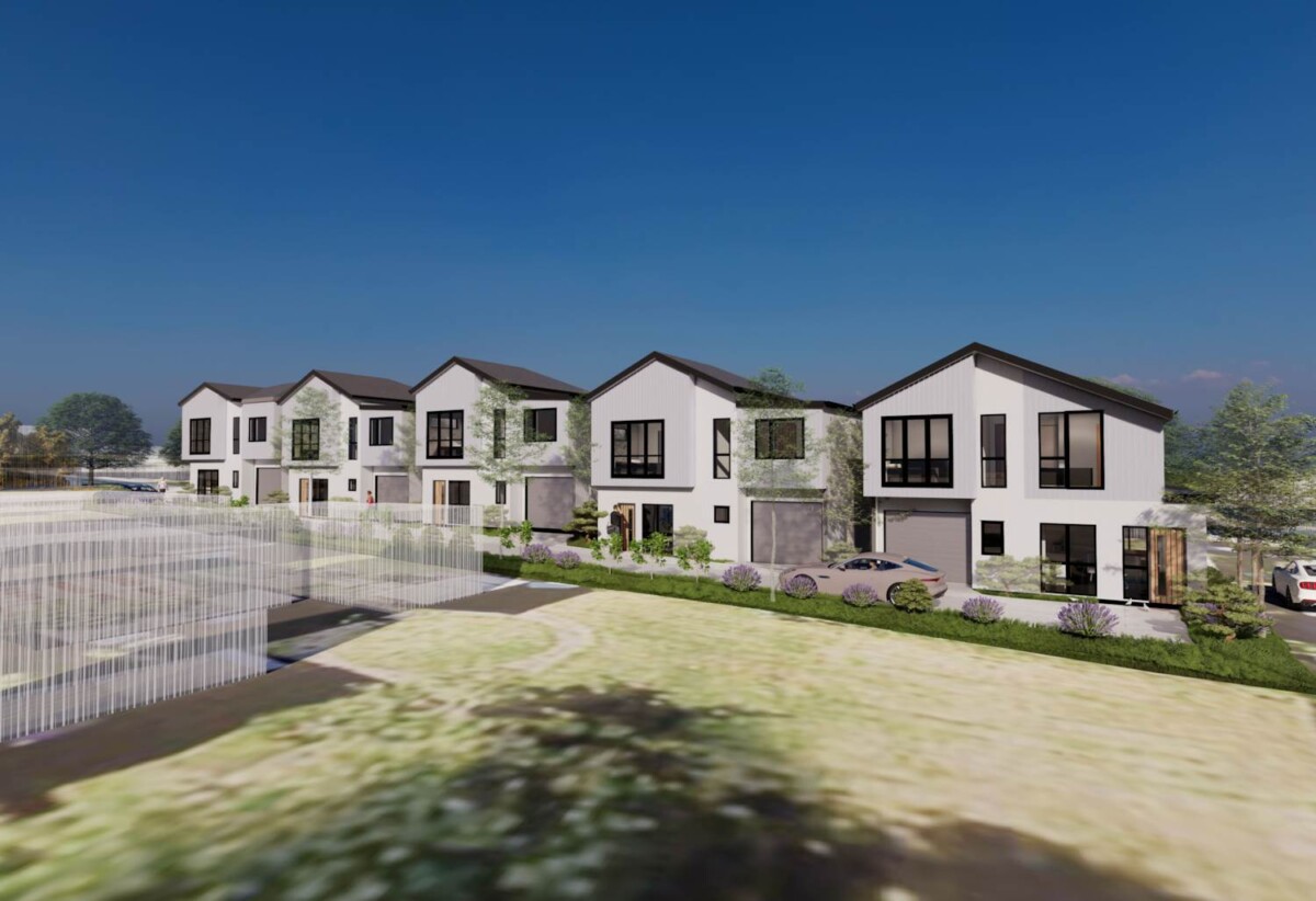 Brandnew standalone 4 beds 2 baths home with garage, close to schools, shops, supermarket, parks, 0.2 km to Rangeview Intermediate, Lot 4/6 Strid Road, Te Atatu South, Auckland