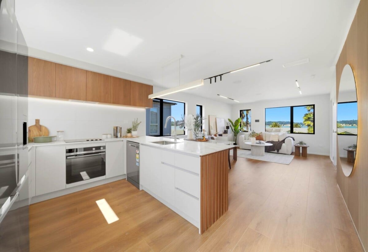 10-YEAR MASTER BUILT GUARANTEE, Sea views, Brandnew 4 beds 3.5 baths home with garage, moments from scenic coastal walkways, lush parks, and buzzing local café, 0.8 km to Scott Point School, 37 Scott Road, Hobsonville, Auckland