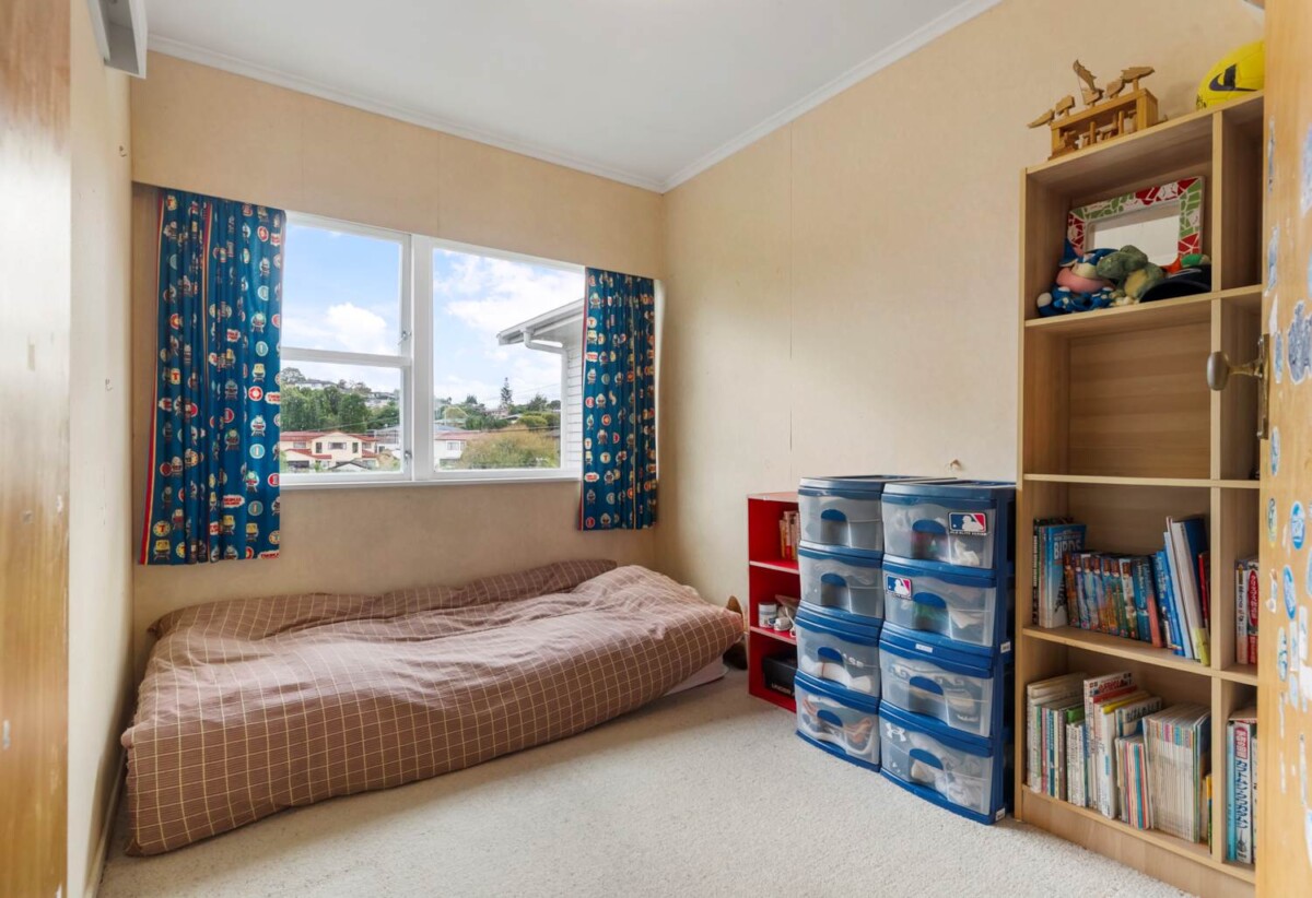 Once in 23 years, 3 beds 1 bath house with garage on 809m2 section, a large rumpus room downstairs with garage, close to local schools, parks, shops, and transport, 0.5 km to Marshall Laing School, 0.8 km to Lynfield College, 67 Dundale Avenue, Blockhouse Bay, Auckland