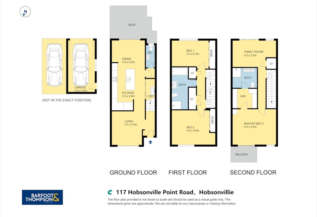 Must sell, motivated vendor, Ignore CV, 166m2 Freehold 3 beds + additional flexible living/4th bedroom option 2.5 baths home with garage, Dual entrance (front & rear access), Extra Large bedrooms, Covered outdoor deck, close to schhools, shops, motorway access, 0.3 km to Hobsonville Point Secondary School, 117 Hobsonville Point Road, Hobsonville, Auckland