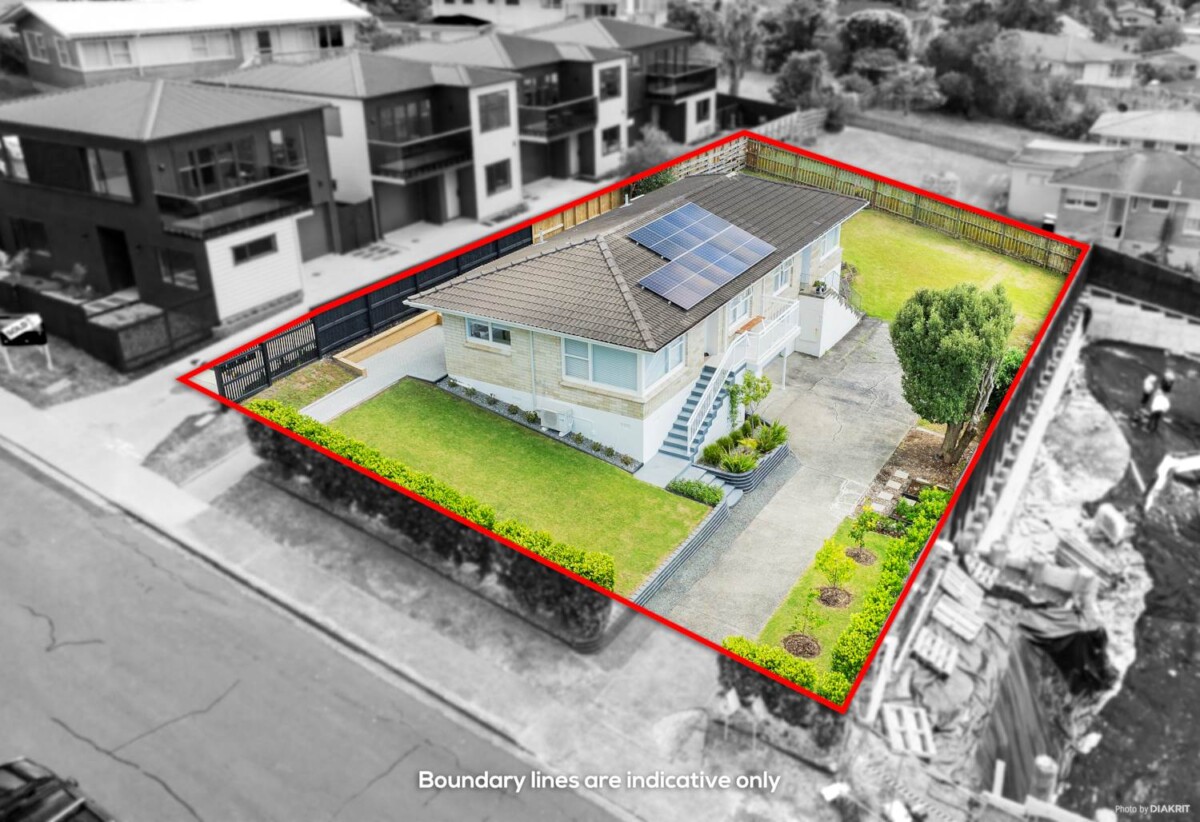 Double Westlake school zone, Brick and tile Two dwellings (2 bed, 1 bath, garage each) on 713m2 section, Services on site, close to motorway access, shops, cafés, and all essential amenities, 1 & 2/3 Cheryl Place, Hillcrest, Auckland
