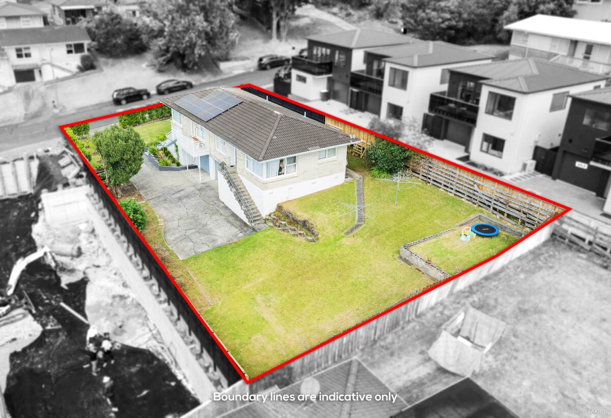 Double Westlake school zone, Brick and tile Two dwellings (2 bed, 1 bath, garage each) on 713m2 section, Services on site, close to motorway access, shops, cafés, and all essential amenities, 1 & 2/3 Cheryl Place, Hillcrest, Auckland