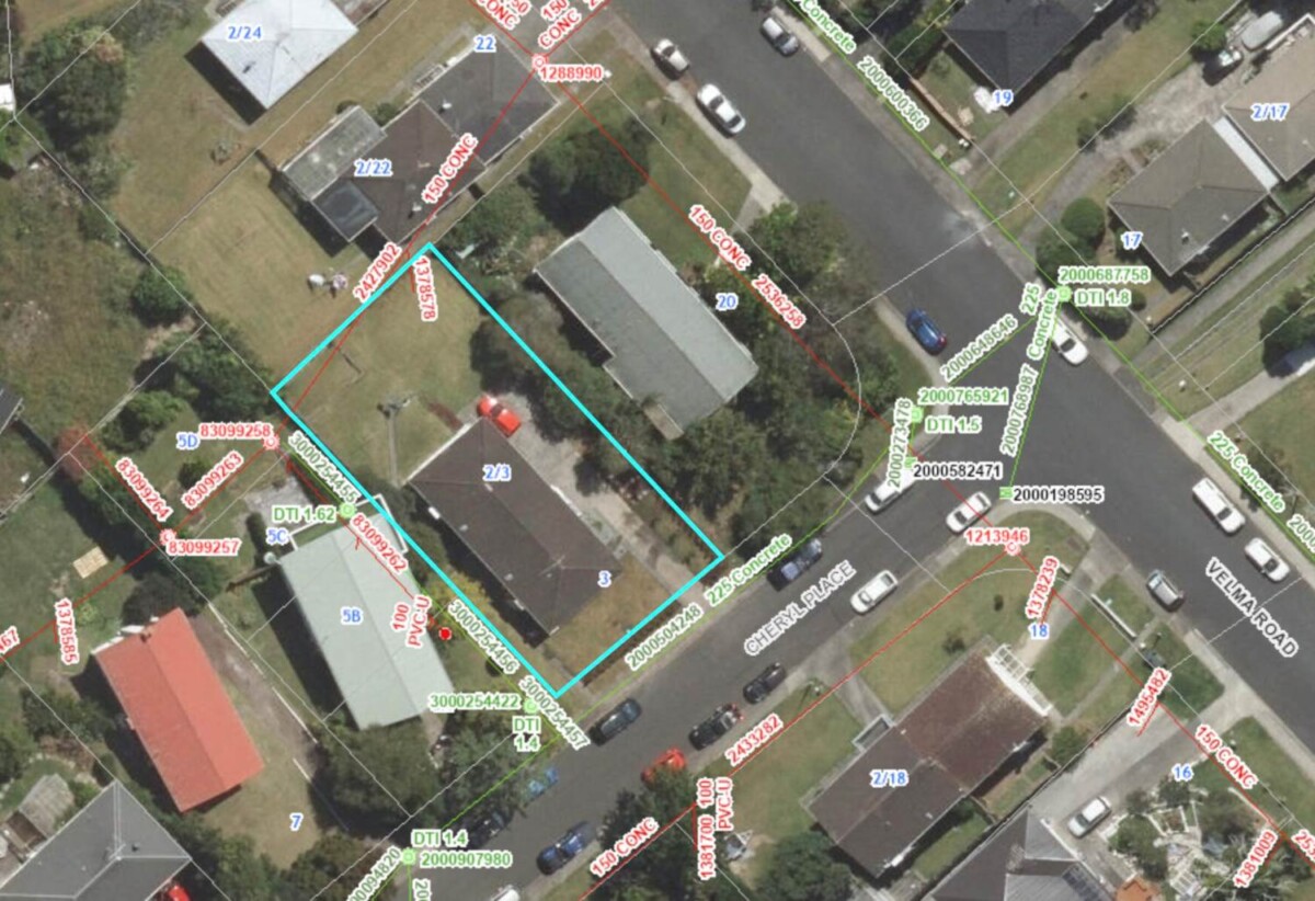 Double Westlake school zone, Brick and tile Two dwellings (2 bed, 1 bath, garage each) on 713m2 section, Services on site, close to motorway access, shops, cafés, and all essential amenities, 1 & 2/3 Cheryl Place, Hillcrest, Auckland
