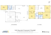 Rangitoto College zone, 5 beds 3 baths house with double garage on 407m2 section, close to shops, supermarkets, Albany Mall, motorway access, schools, 0.8 km to Pinehill School (Browns Bay), 14A Hauraki Crescent, Pinehill, Auckland