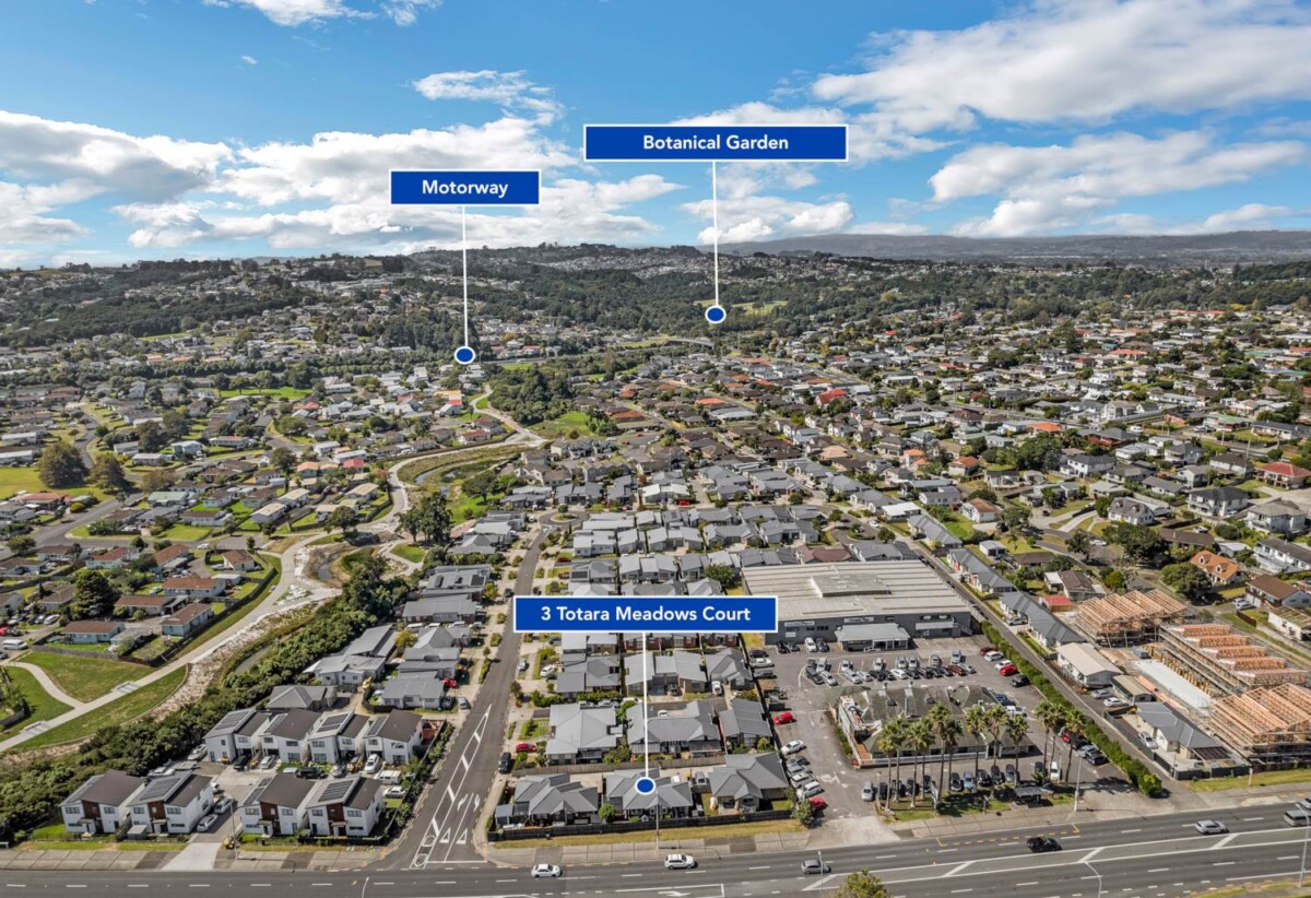 Brick and tile 3 beds 2 baths house with garage on 307m2 section, Expansive covered deck, close to Maukau shopping centre, schools, motorway access, 0.8 km to Wiri Central School and Manurewa High School, 3 Totara Meadows Court, Wiri, Auckland