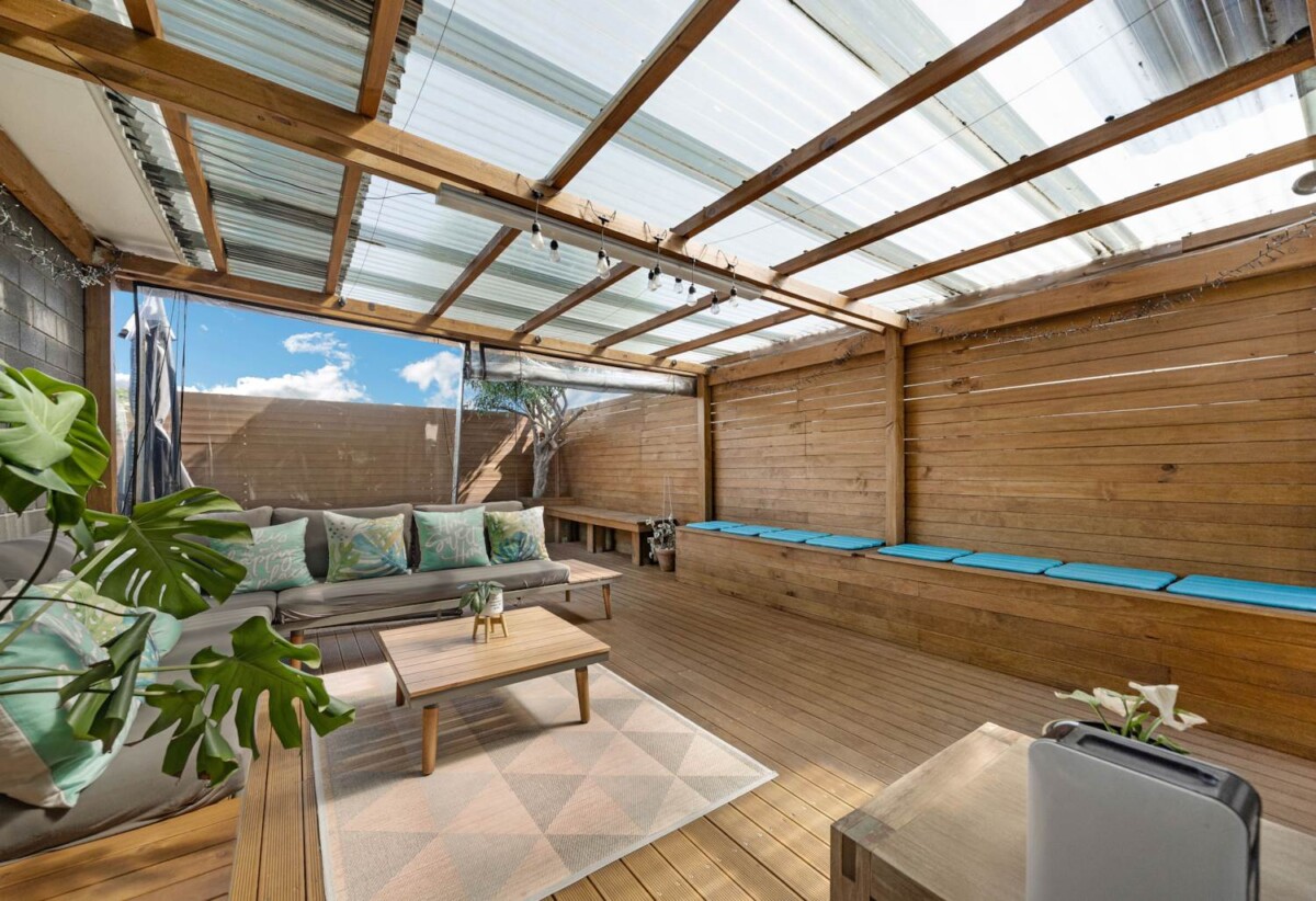 Brick and tile 3 beds 2 baths house with garage on 307m2 section, Expansive covered deck, close to Maukau shopping centre, schools, motorway access, 0.8 km to Wiri Central School and Manurewa High School, 3 Totara Meadows Court, Wiri, Auckland